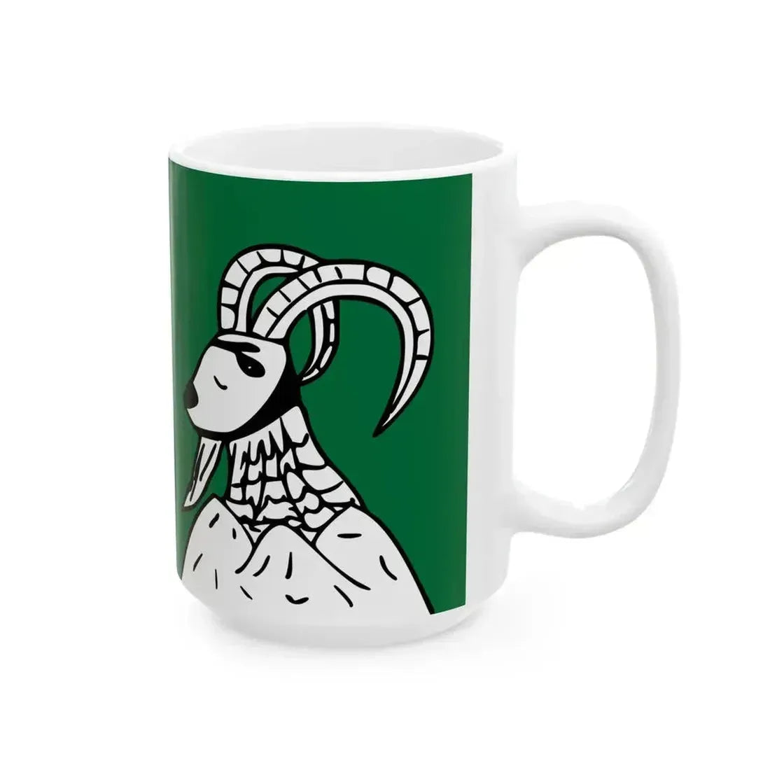 Flag of Balawaristan (Pakistan) White Coffee Mug - Go Mug Yourself