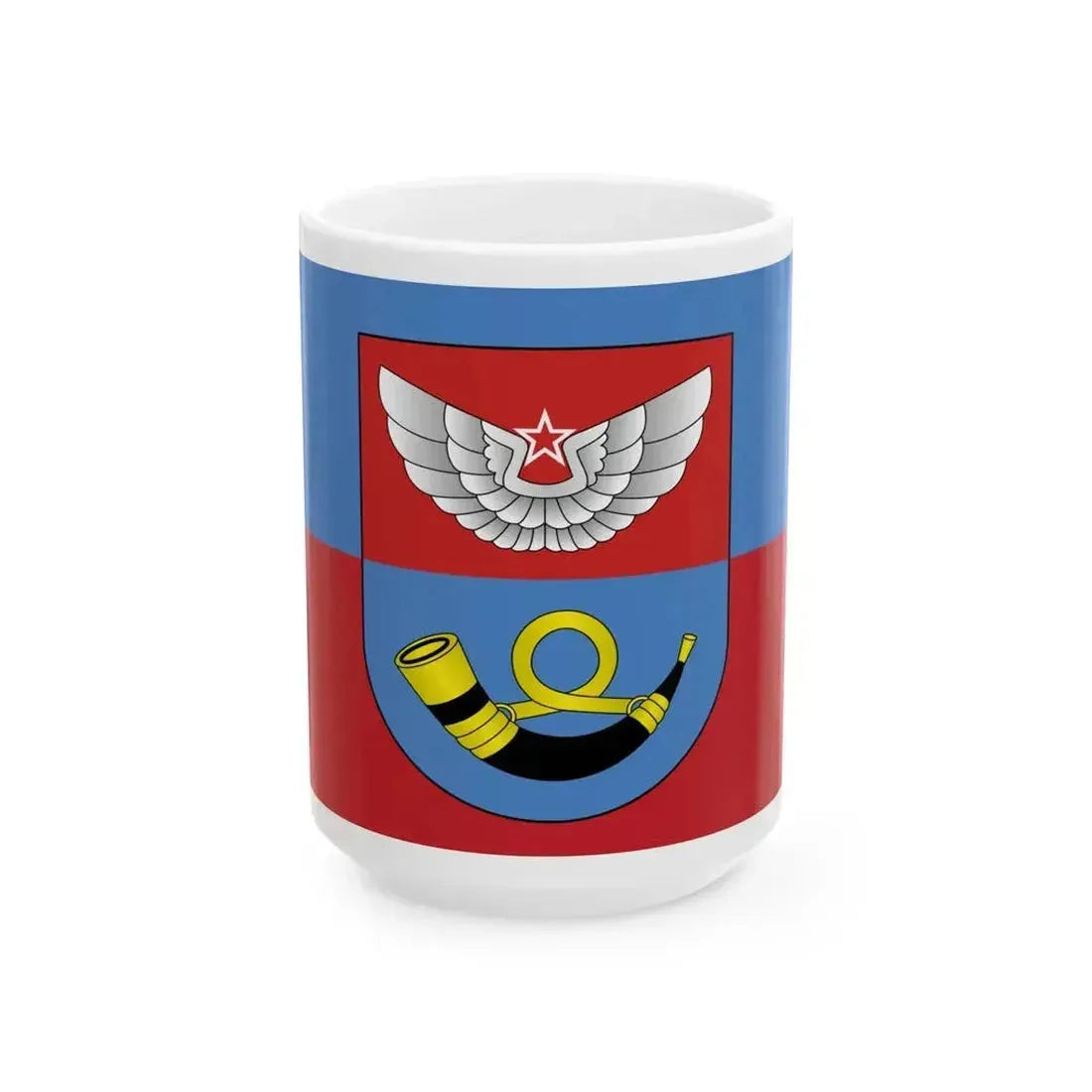 Flag of Balbasava (Belarus) White Coffee Mug 15oz - Go Mug Yourself