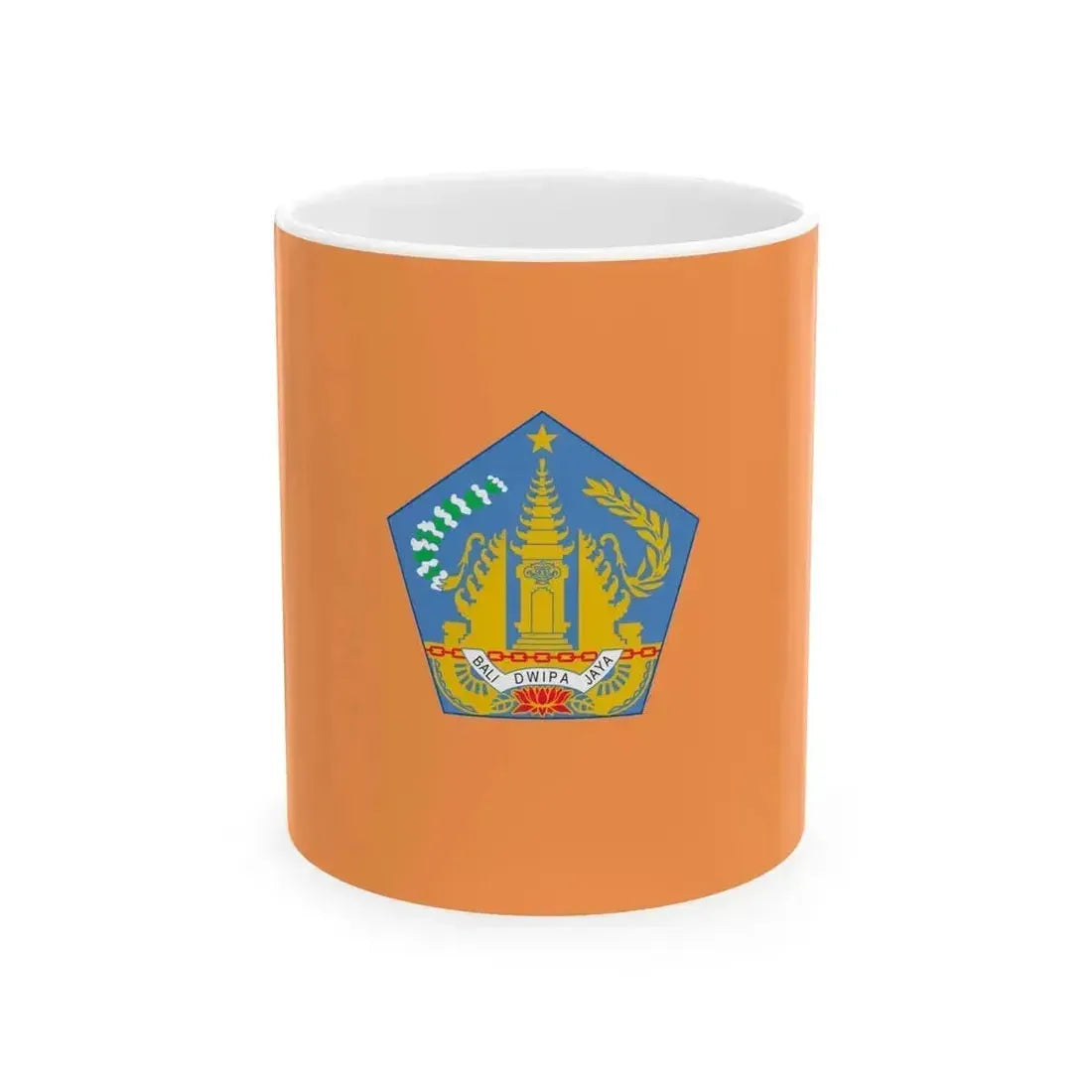 Flag of Bali Indonesia - White Coffee Mug 11oz - Go Mug Yourself