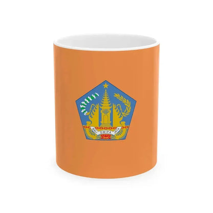 Flag of Bali Indonesia - White Coffee Mug 11oz - Go Mug Yourself