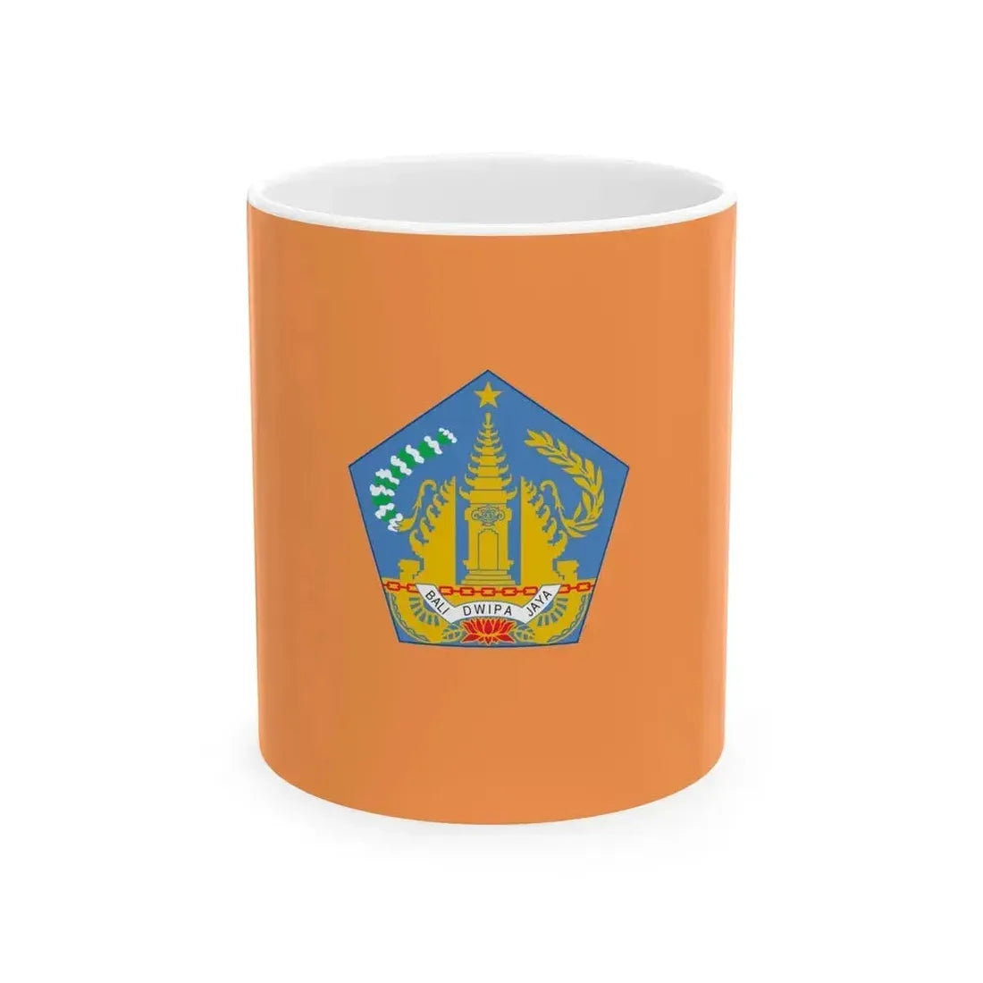 Flag of Bali Indonesia - White Coffee Mug - Go Mug Yourself