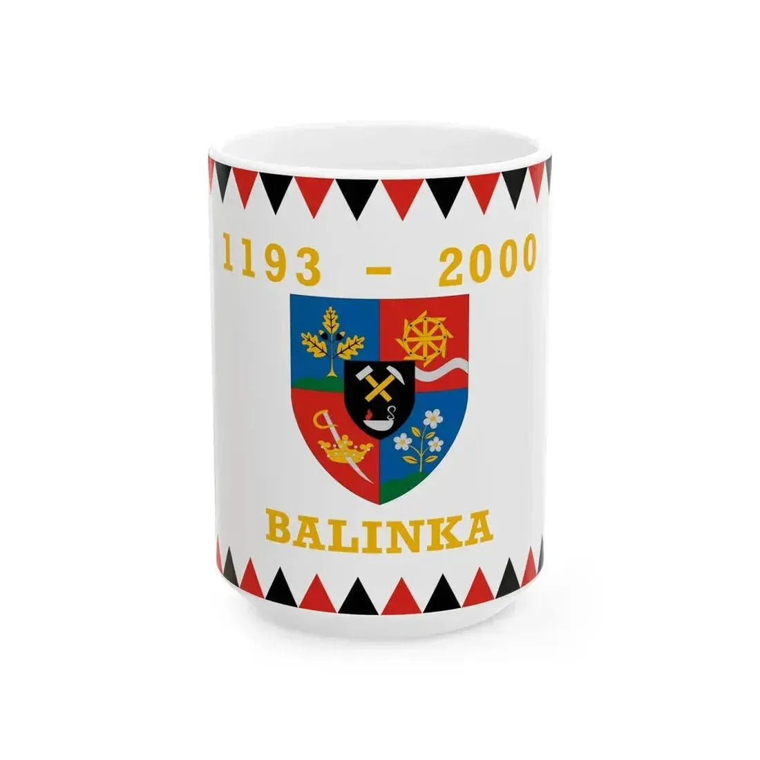 Flag of Balinka (Hungary) White Coffee Mug 15oz - Go Mug Yourself