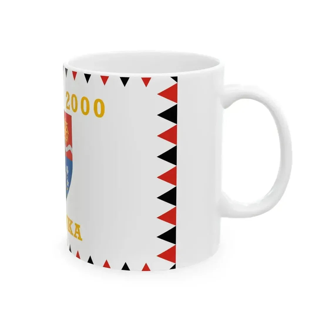 Flag of Balinka (Hungary) White Coffee Mug - Go Mug Yourself