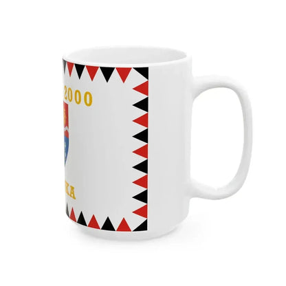 Flag of Balinka (Hungary) White Coffee Mug - Go Mug Yourself