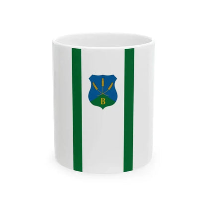 Flag of Balloszog (Hungary) White Coffee Mug 11oz - Go Mug Yourself