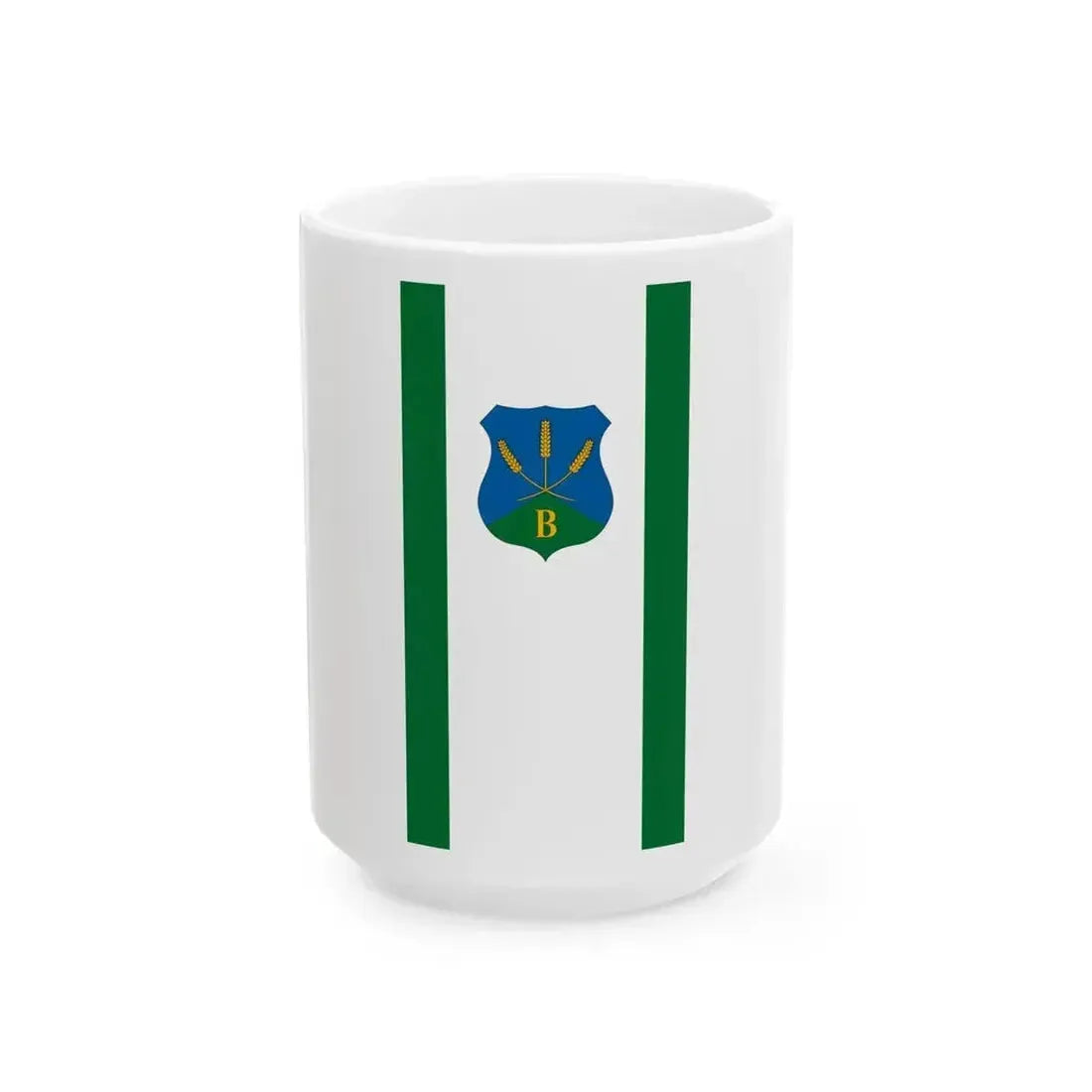 Flag of Balloszog (Hungary) White Coffee Mug 15oz - Go Mug Yourself