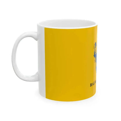 Flag of Balmazujvaros (Hungary) White Coffee Mug - Go Mug Yourself