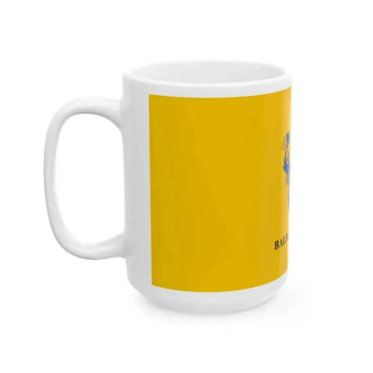 Flag of Balmazujvaros (Hungary) White Coffee Mug - Go Mug Yourself