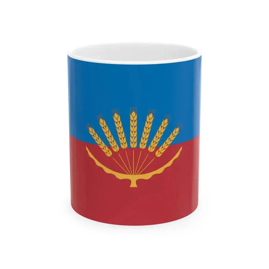 Flag of Baltachevsky rayon version (Russia) White Coffee Mug 11oz - Go Mug Yourself