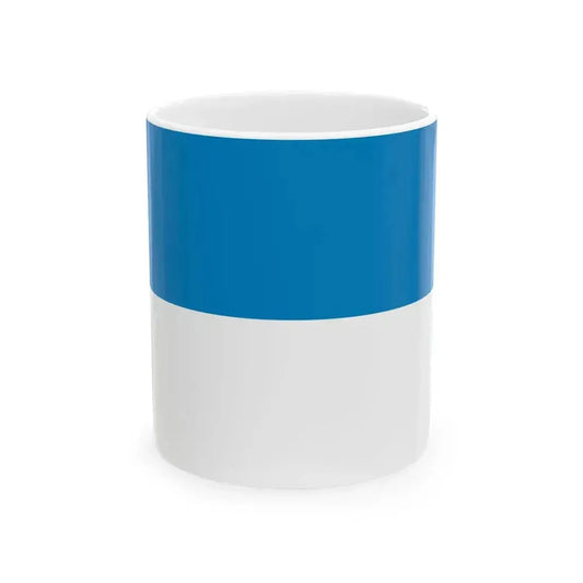 Flag of Baltic Germans (Latvia) White Coffee Mug 11oz - Go Mug Yourself