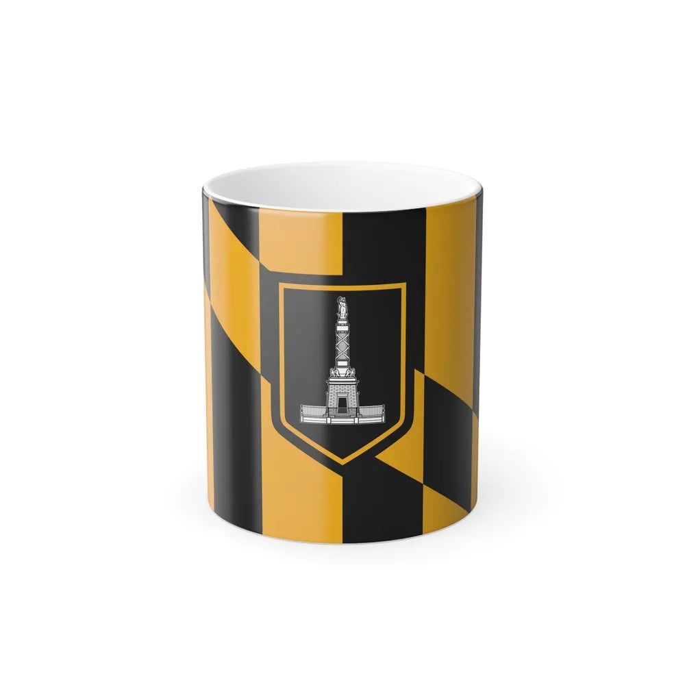 Flag of Baltimore, Maryland - Color Changing Coffee Mug-11oz-Go Mug Yourself