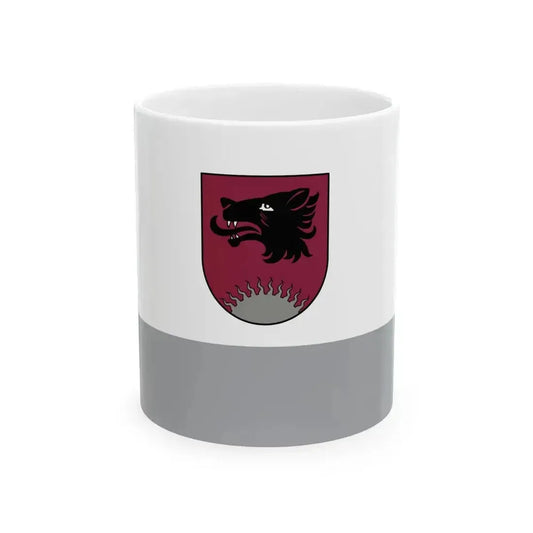 Flag of Balvu novads (Latvia) White Coffee Mug 11oz - Go Mug Yourself