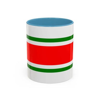 Flag of Balzan Malta - Accent Coffee Mug 11oz Light Blue - Go Mug Yourself