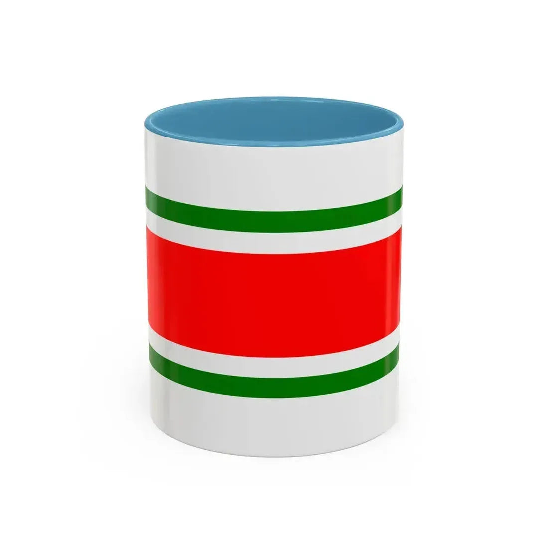Flag of Balzan Malta - Accent Coffee Mug 11oz Light Blue - Go Mug Yourself