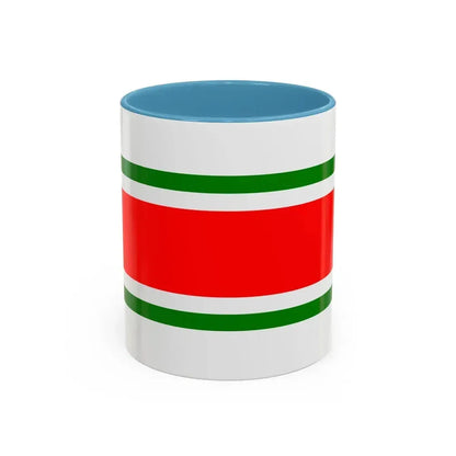 Flag of Balzan Malta - Accent Coffee Mug 11oz Light Blue - Go Mug Yourself