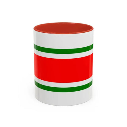 Flag of Balzan Malta - Accent Coffee Mug 11oz Red - Go Mug Yourself