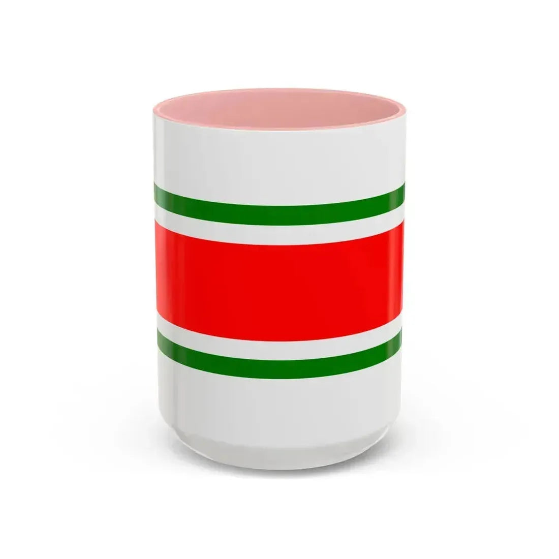 Flag of Balzan Malta - Accent Coffee Mug 15oz Pink - Go Mug Yourself