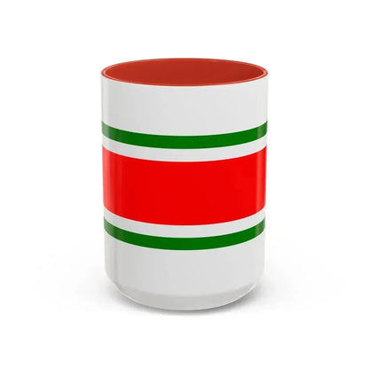 Flag of Balzan Malta - Accent Coffee Mug 15oz Red - Go Mug Yourself