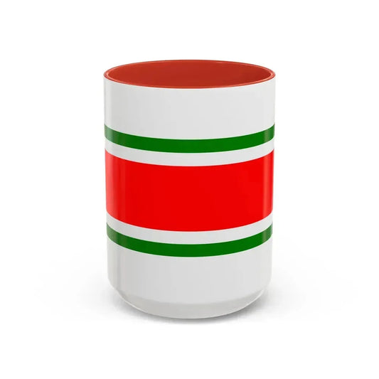 Flag of Balzan Malta - Accent Coffee Mug 15oz Red - Go Mug Yourself