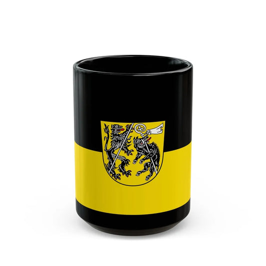 Flag of Bamberg Germany - Black Coffee Mug-15oz-Go Mug Yourself