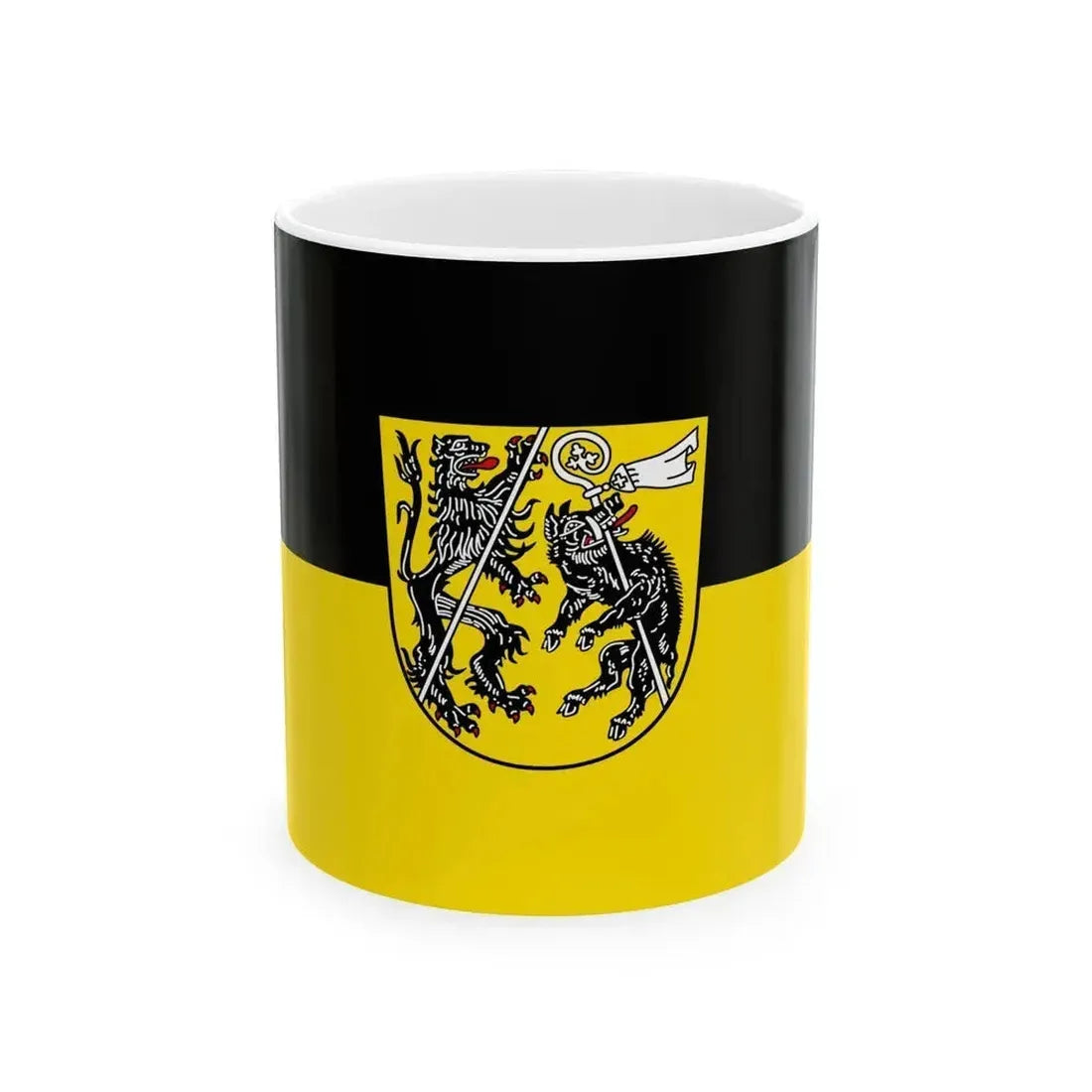 Flag of Bamberg Germany - White Coffee Mug 11oz - Go Mug Yourself