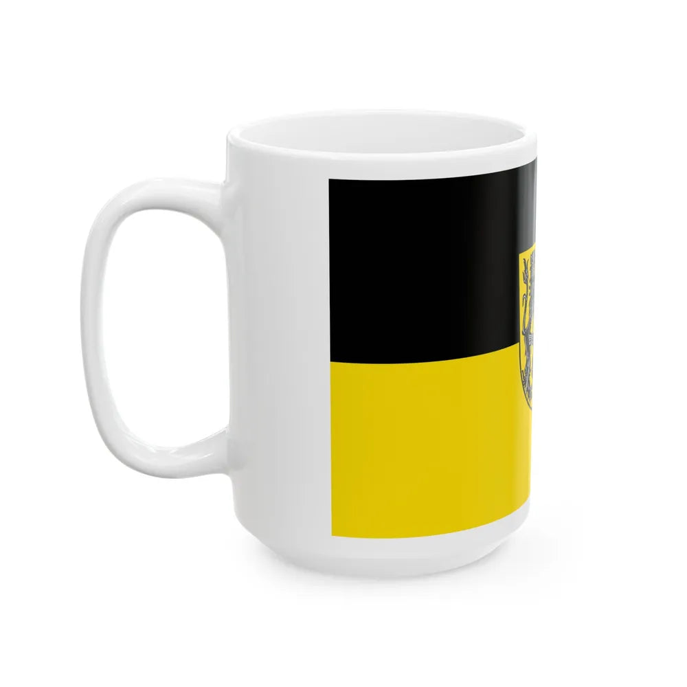 Flag of Bamberg Germany - White Coffee Mug-Go Mug Yourself