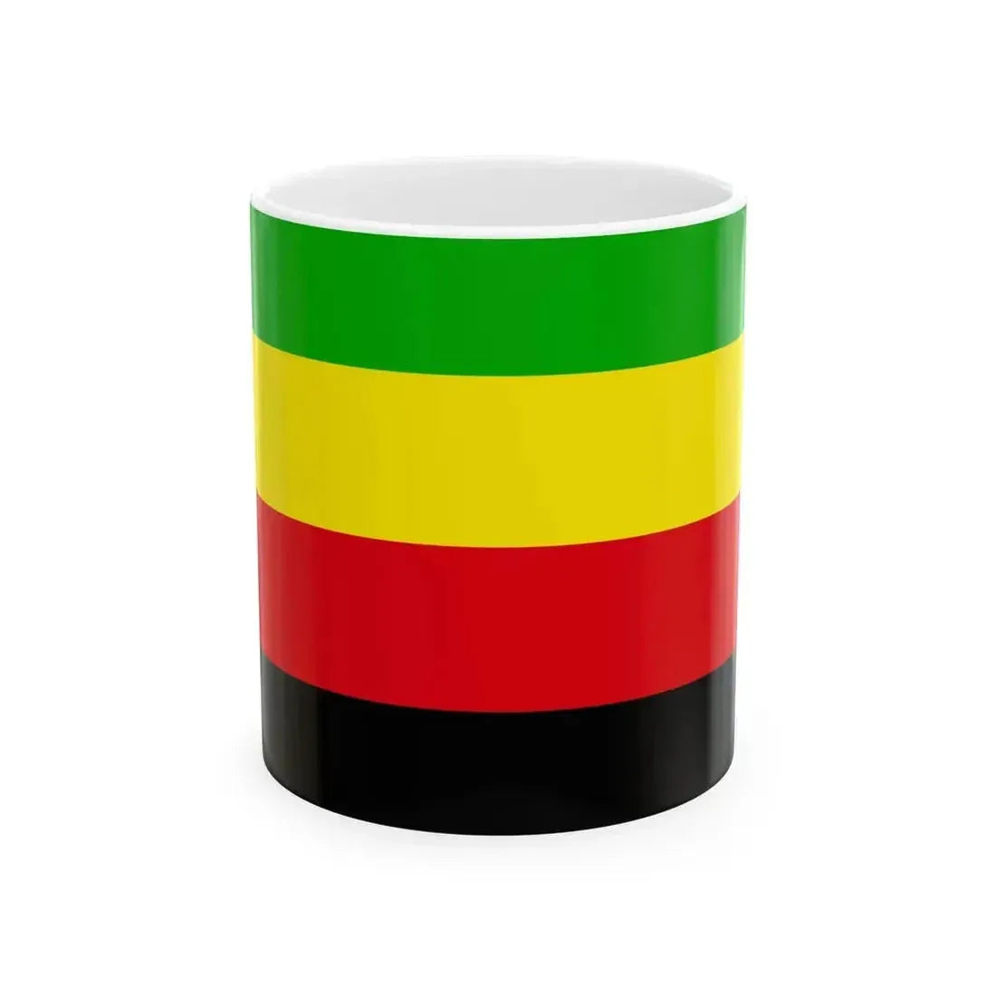 Flag of Bamileke National Movement (Cameroon) White Coffee Mug 11oz - Go Mug Yourself