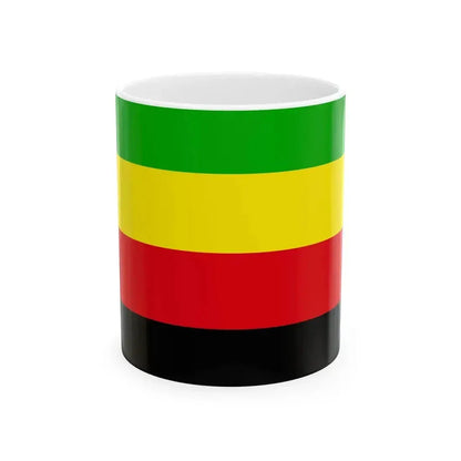 Flag of Bamileke National Movement (Cameroon) White Coffee Mug 11oz - Go Mug Yourself