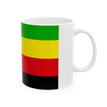 Flag of Bamileke National Movement (Cameroon) White Coffee Mug - Go Mug Yourself