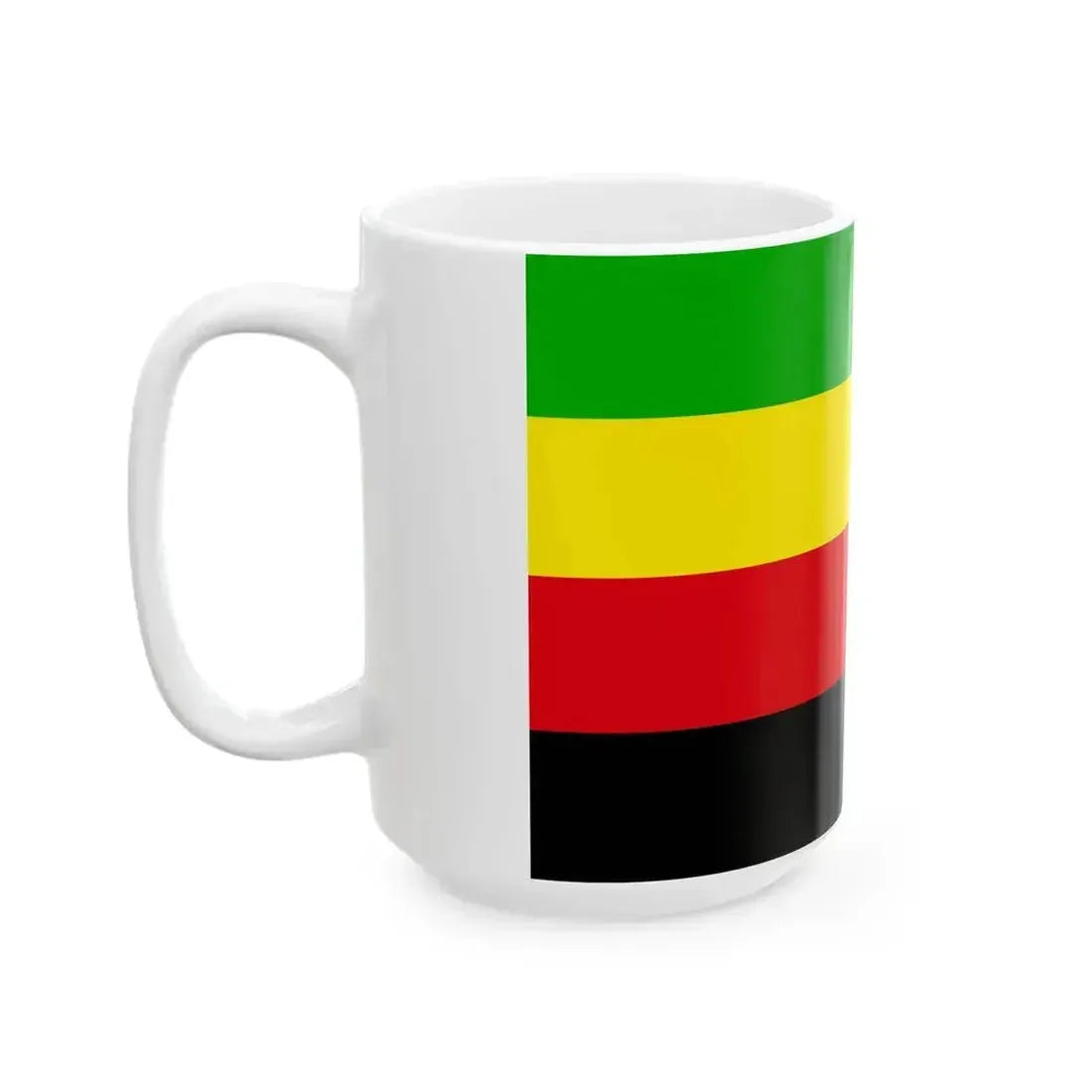 Flag of Bamileke National Movement (Cameroon) White Coffee Mug - Go Mug Yourself