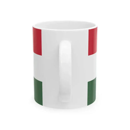 Flag of Banate of Leitha (Austria) White Coffee Mug - Go Mug Yourself