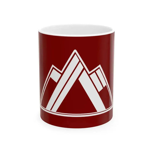 Flag of Bandai Fukushima (Japan) White Coffee Mug 11oz - Go Mug Yourself