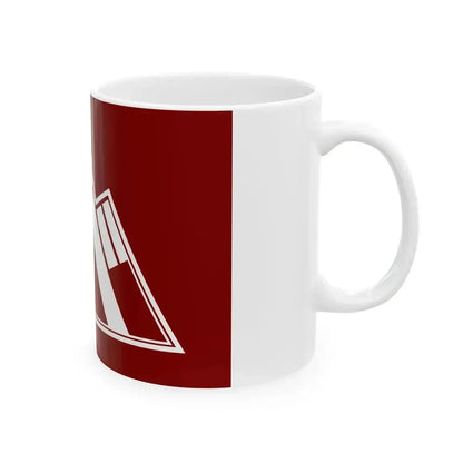 Flag of Bandai Fukushima (Japan) White Coffee Mug - Go Mug Yourself
