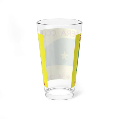 Flag of Bandera County Texas (United States) Pint Glass 16oz - Go Mug Yourself