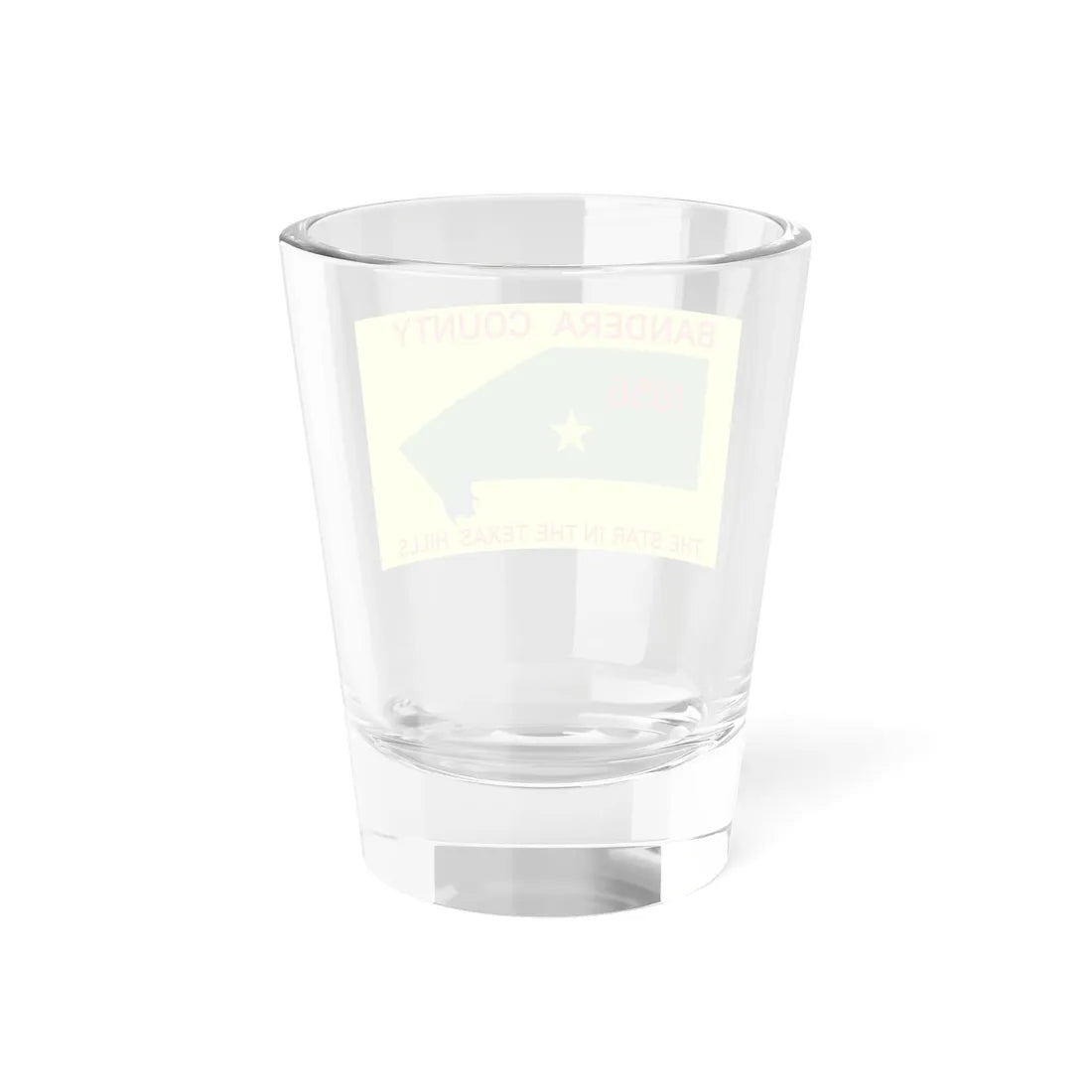 Flag of Bandera County Texas (United States) Shot Glass 1.5oz - Go Mug Yourself