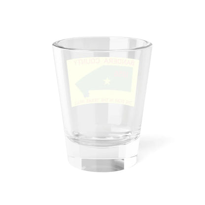Flag of Bandera County Texas (United States) Shot Glass 1.5oz - Go Mug Yourself