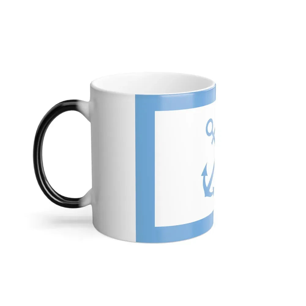 Flag of Bandera de Prefectura Naval Argentina - Color Changing Coffee Mug - Go Mug Yourself