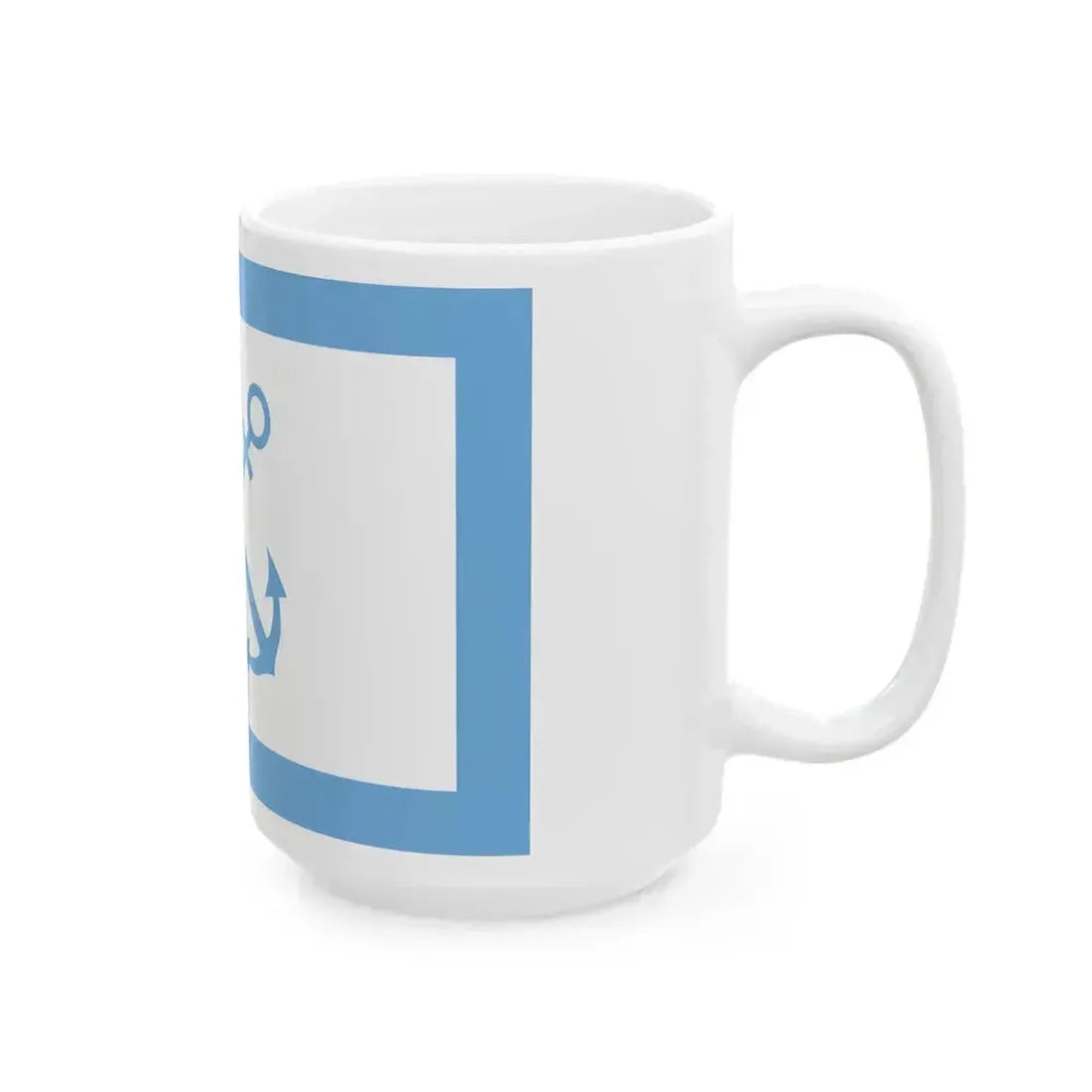 Flag of Bandera de Prefectura Naval Argentina - White Coffee Mug - Go Mug Yourself