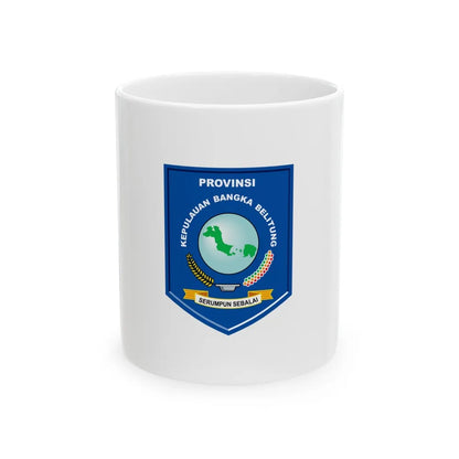 Flag of Bangka Belitung Indonesia - White Coffee Mug-11oz-Go Mug Yourself