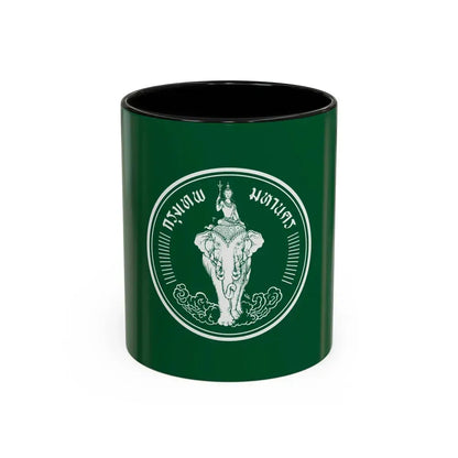 Flag of Bangkok Thailand - Accent Coffee Mug 11oz Black - Go Mug Yourself