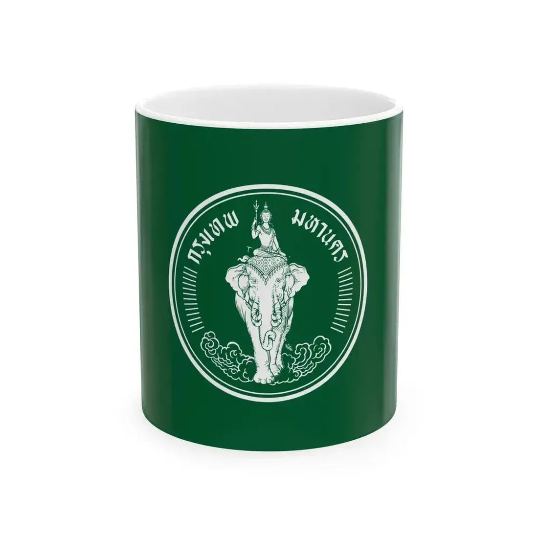 Flag of Bangkok Thailand - White Coffee Mug 11oz - Go Mug Yourself