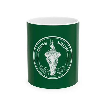 Flag of Bangkok Thailand - White Coffee Mug 11oz - Go Mug Yourself