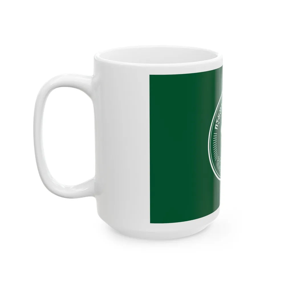 Flag of Bangkok Thailand - White Coffee Mug-Go Mug Yourself