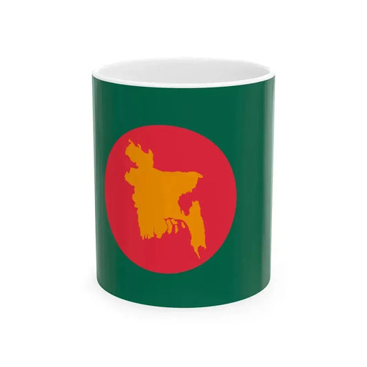 Flag of Bangladesh 1971 3-2 (Bangladesh) White Coffee Mug 11oz - Go Mug Yourself