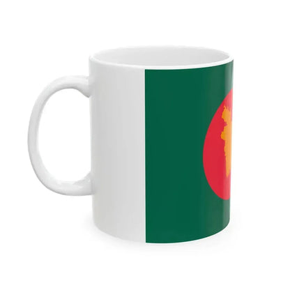 Flag of Bangladesh 1971 3-2 (Bangladesh) White Coffee Mug - Go Mug Yourself