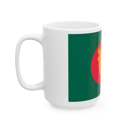 Flag of Bangladesh 1971 3-2 (Bangladesh) White Coffee Mug - Go Mug Yourself