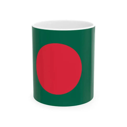 Flag of Bangladesh 3-2 (Bangladesh) White Coffee Mug 11oz - Go Mug Yourself