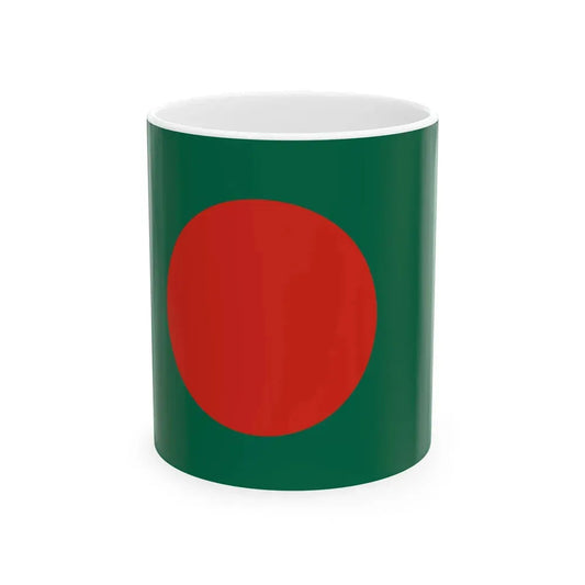 Flag of Bangladesh alt (Bangladesh) White Coffee Mug 11oz - Go Mug Yourself