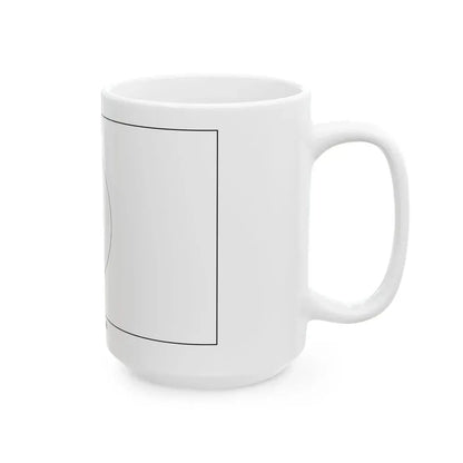 Flag of Bangladesh colouring page (Bangladesh) White Coffee Mug - Go Mug Yourself