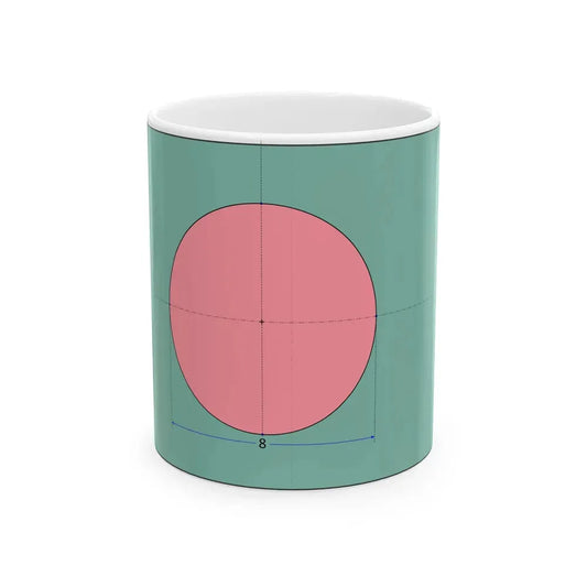 Flag of Bangladesh construction sheet (Bangladesh) White Coffee Mug 11oz - Go Mug Yourself